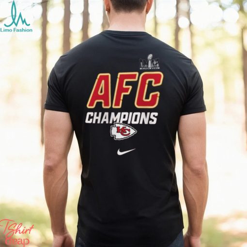 Nike Kansas City Chiefs AFC Champions Super Bowl LVIII Shirt