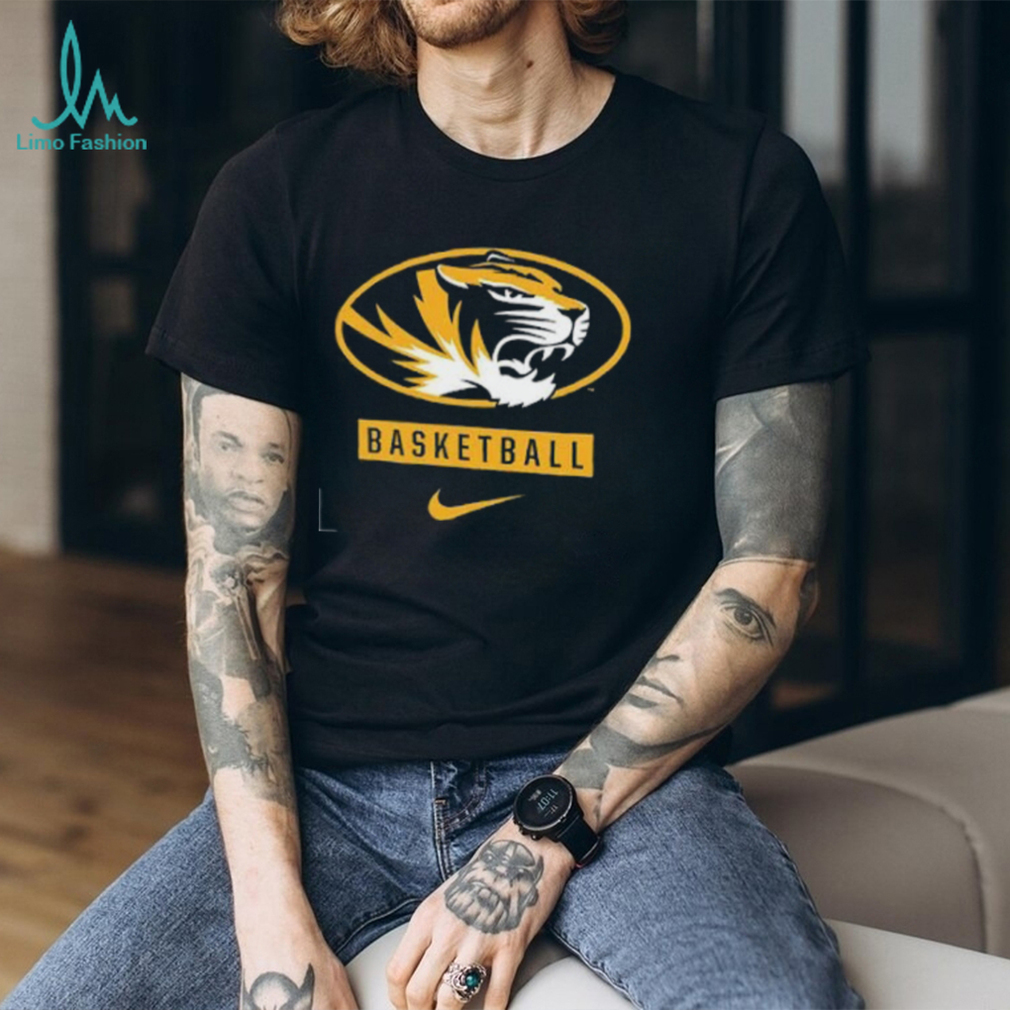 Nike Missouri Tigers Black Core Basketball Short Sleeve T Shirt Nike Missouri Tigers Black Core Basketball Short Sleeve T Shirt