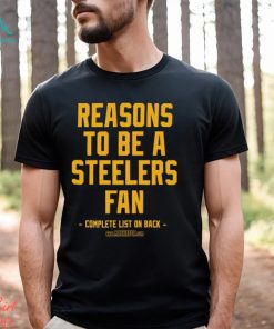 No Reasons to Be A Pittsburgh Steelers Fan, Steelers Suck, Funny Gag Gift T Shirt