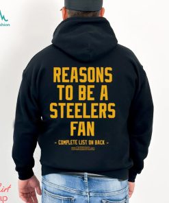 No Reasons to Be A Pittsburgh Steelers Fan, Steelers Suck, Funny Gag Gift T Shirt