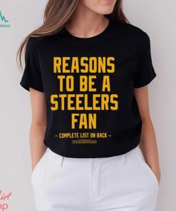 No Reasons to Be A Pittsburgh Steelers Fan, Steelers Suck, Funny Gag Gift T Shirt