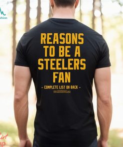 No Reasons to Be A Pittsburgh Steelers Fan, Steelers Suck, Funny Gag Gift T Shirt