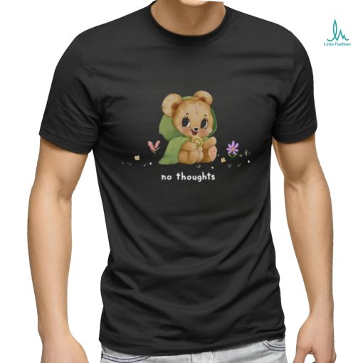 No Thoughts Buttons shirt