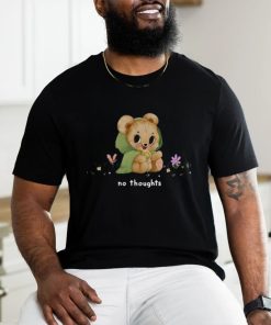 No Thoughts Buttons shirt