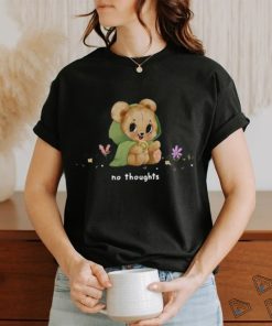 No Thoughts Buttons shirt