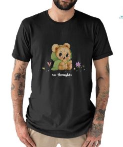 No Thoughts Buttons shirt