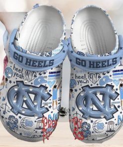 North Carolina Tar Heels Go Heelz Basketball Crocs Shoes