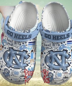 North Carolina Tar Heels Go Heelz Basketball Crocs Shoes
