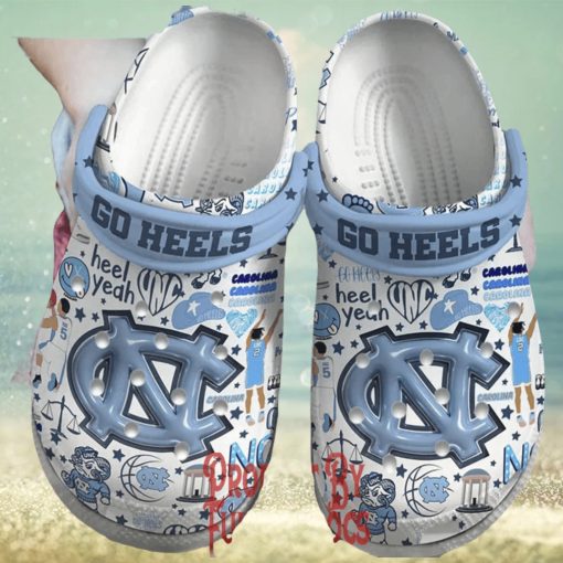 North Carolina Tar Heels Go Heelz Basketball Crocs Shoes