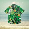 North Dakota State Bison Floral Hawaiian Shirt