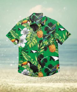 North Dakota Fighting Hawks Floral Hawaiian Shirt