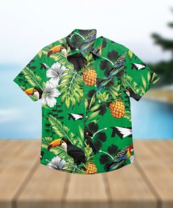 North Dakota Fighting Hawks Floral Hawaiian Shirt