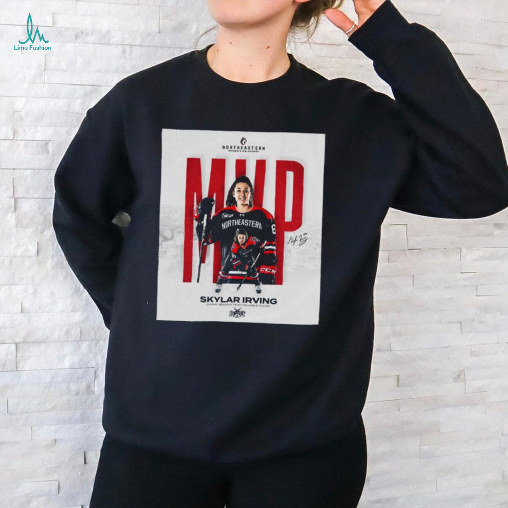 Northeastern Women’s Ice Hockey Skylar Irving MVP signature shirt Northeastern Women’s Ice Hockey Skylar Irving MVP signature shirt