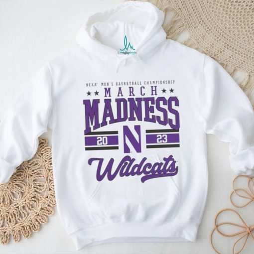 Northwestern Wildcats 2023 Ncaa Men’s Basketball Tournament March Madness Logo T Shirt