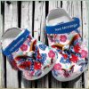 Personalized Name Number Softball Crocs