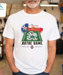 Notre Dame Fighting Irish Sun Bowl Champs 2023 Field Gray T shirt