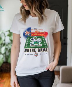 Notre Dame Fighting Irish Sun Bowl Champs 2023 Field Gray T shirt
