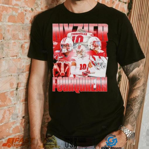 Nyzier Fourqurean Wisconsin Badgers vintage shirt
