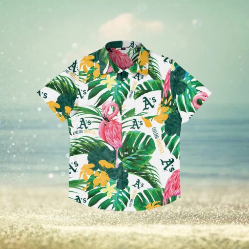 Oakland Athletics Flamingo Hawaiian Shirt