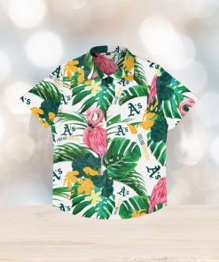 Oakland Athletics Flamingo Hawaiian Shirt