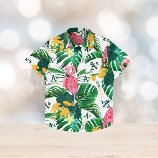 Oakland Athletics Flamingo Hawaiian Shirt