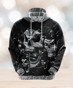 Oakland Raiders NFL Skull Funny Grey 3D Hoodie Zip Hoodie For Men And Women Sport Gift