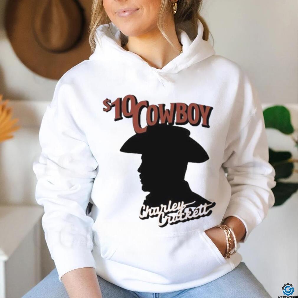 Official $10 Cowboy Charley Crockett Silhouette Shirt Official $10 Cowboy Charley Crockett Silhouette Shirt