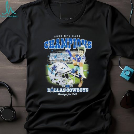Official 2023 NFC East Champions How Bout Them Cowboys Dallas Cowboys For Life Shirt