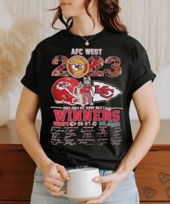 Official 2023 – 2024 AFC Super Wild Card Winners Kansas City Chiefs 26 – 07 Miami Dolphins Signature Shirt