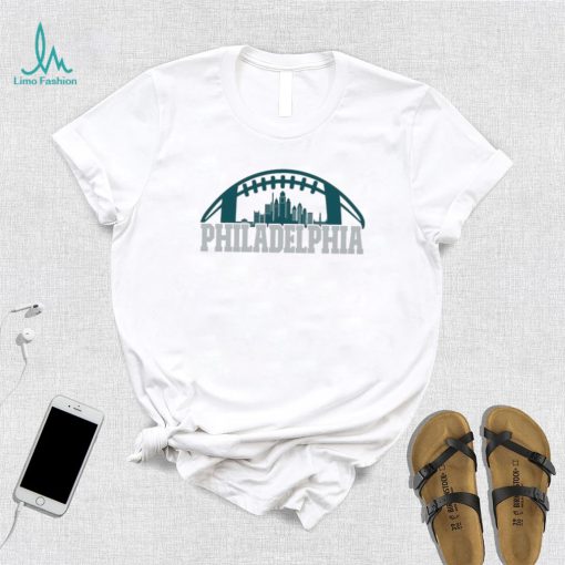 Official 2024 City Philadelphia Football Skyline For Fan T Shirt