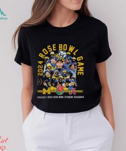 Official 2024 Rose Bowl Game Michigan Wolverines Football Team Shirt