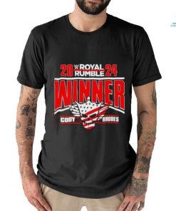 Official 2024 Royal Rumble Winner Cody Rhodes T shirt