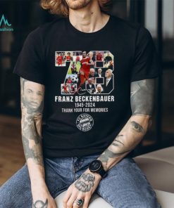 Official 78 Franz Beckenbauer 1945 2024 Memories Signature Shirt