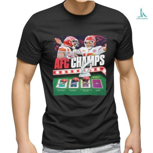 Official AFC Champions Are Kansas City Chiefs Are Going To Super Bowl LVII Las Vegas Bound Classic T Shirt