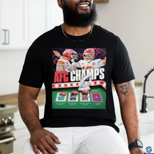 Official AFC Champions Are Kansas City Chiefs Are Going To Super Bowl LVII Las Vegas Bound Classic T Shirt