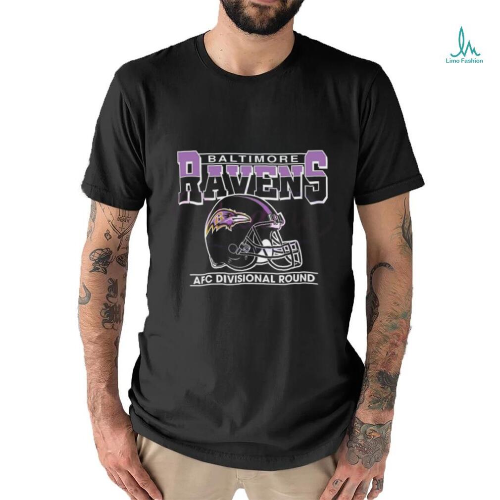 Official AFC Divisional Round Baltimore Ravens Helmet 2024 T shirt Official AFC Divisional Round Baltimore Ravens Helmet 2024 T shirt