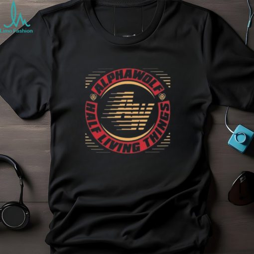 Official Alpha Wolf Half Living Things T shirt