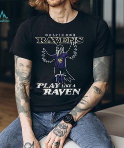 Official Baltimore Ravens AFC North Champs 2023 Play Like A Raven T shirt