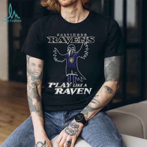 Official Baltimore Ravens AFC North Champs 2023 Play Like A Raven T shirt
