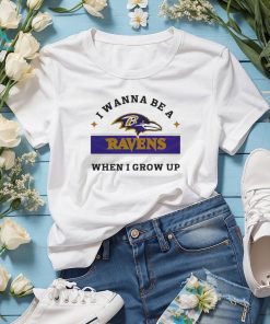 Official Baltimore Ravens I Wanna Be A Ravens When I Grow Up 2024 T shirt