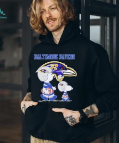 Official Baltimore Ravens Snoopy Play Soccer T Shirt
