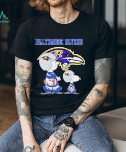 Official Baltimore Ravens Snoopy Play Soccer T Shirt