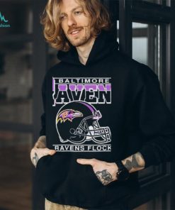 Official Baltimore ravens flock helmet shirt