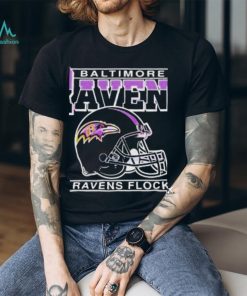 Official Baltimore ravens flock helmet shirt