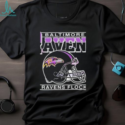 Official Baltimore ravens flock helmet shirt