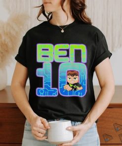 Official Ben 10 Simple Portrait Logo T Shirts