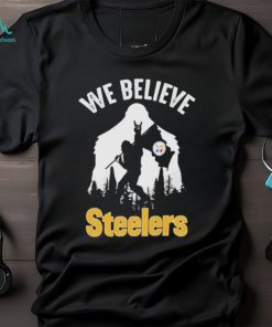 Official Bigfoot With Flag We Believe Pittsburgh Steelers 2024 T shirt