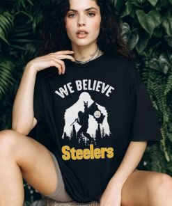 Official Bigfoot With Flag We Believe Pittsburgh Steelers 2024 T shirt