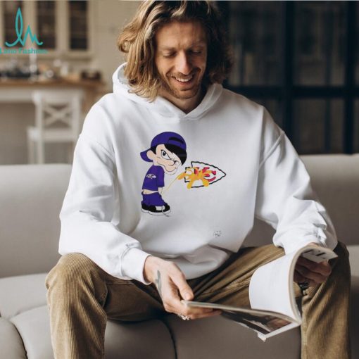 Official Boy Baltimore Ravens Piss On Kansas City Chiefs 2024 T shirt