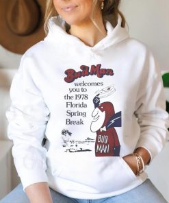 Official Budweiser Bud Man Florida Spring Break 1978 Shirt